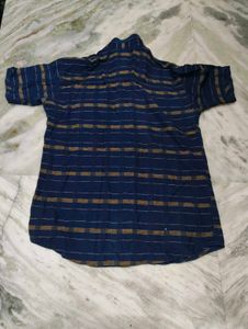 Striped Button-Down Shirt