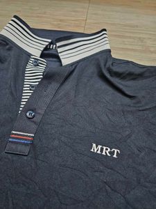 MRT Black Imported Polo T-shirt