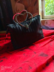 Classic Black Top Handle Bag