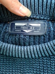 Blue Knit Sweater