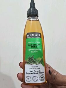 Soulflower Rosemary Mint Hair Oil