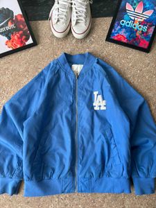 Blue LA Bomber Jacket