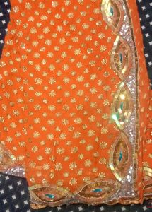 Preloved Heavy Embroidery Saree❤️💕