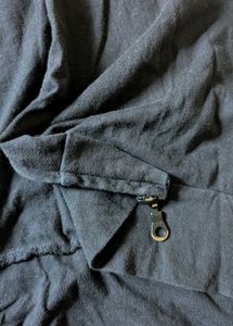 Sleeveless Black Hoodie Unisex