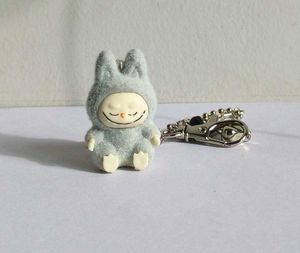 Grey Labubu Keychain