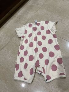 Polka Dot Baby Romper