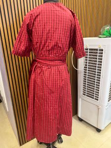 Red Checked Dress
