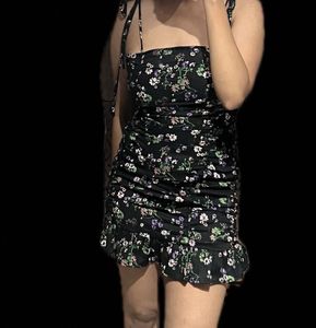 Floral Ruffle Mini Dress