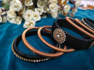 Beautiful Threaded Bangles