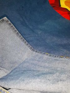 Denim Long Kurta 💙