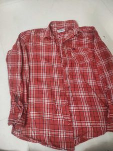 Red Plaid Shirt(Xl)