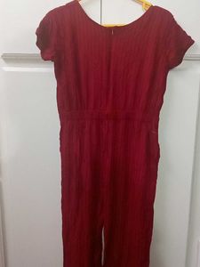 Maroon Jumpsuit