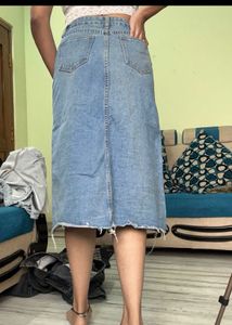 Denim  Skirt