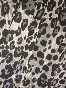 (Black N White) Cheetah Print Long Skirt