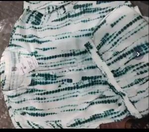 Dyed Mandarin Kurta With Trouser