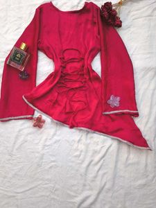 Y2k Corset Assymetrical Kurti❤️