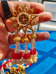 💥⚡ limited 199Rs⚡Elegant Kundan Tassel Earrings