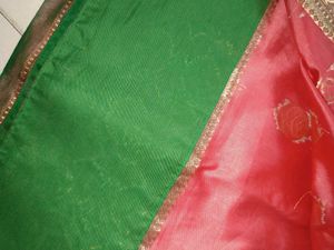 Elegant Pink Banarasi Saree