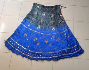 Boho Ombre Maxi Skirt