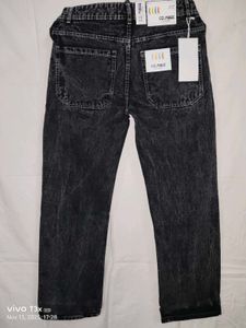 Black Acid Wash Jeans