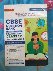 Class 12th Maths Oswaal Question Bank 2025 CBSE