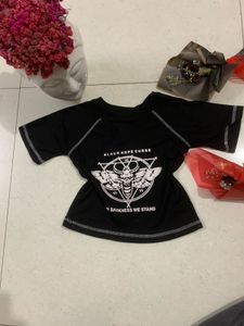Cool Black Crop Top