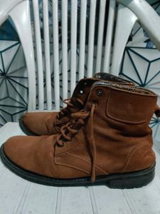 Louis stitch orignal Brown Leather Boots