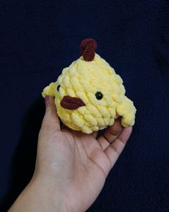 🐥 Crocheted Yellow Baby Chick Plushie