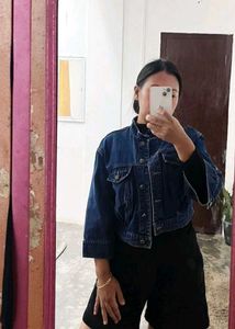 Cropped Denim Jacket