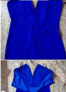 Blue Bodycon Mini Dress