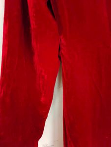 Elegant Velvet Maxi Dress with flaws