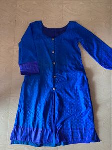 Soft silk Blue Kurta