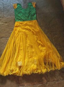 Green &amp; Yellow Gown