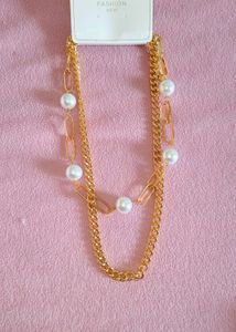 SALE 🆕🎄🎅2 Layered Pearl Chain Necklace