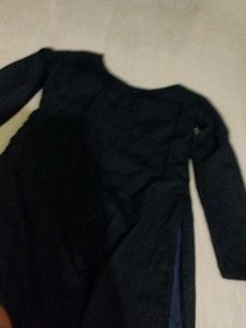 A Plain Black Kurti