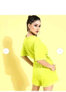 Neon Yellow Co-ord Set