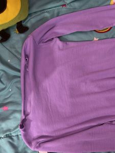 Purple Long Sleeve Top
