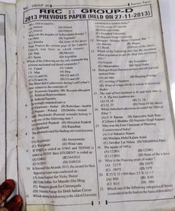 RRC Group-D Model Papers (Solved)