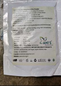 Ani&#39;s Turmeric Facial Wax