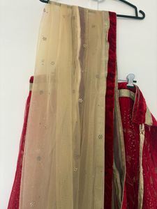Red Embroidered Lehenga Choli