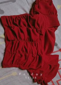 Red Crop Top