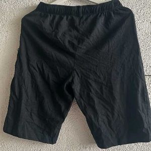 XL Shorts With Pocket Zip Cotton NavyBlue/Black