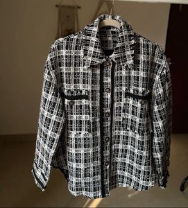 Chic Plaid Tweed Jacket