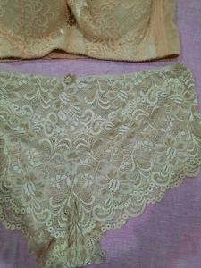 Net Bra Panty Set