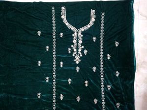 Dark Green Velvet Suit