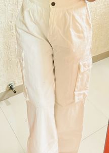 Sassafaras Women White Cargos