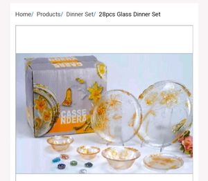 Glass Dinner Set