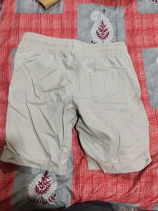 Casual Beige Shorts