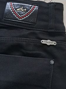 CITY GIRL Ripped Black High Waist Jeans