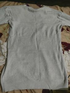 Zara Ribbed Long T Shirt